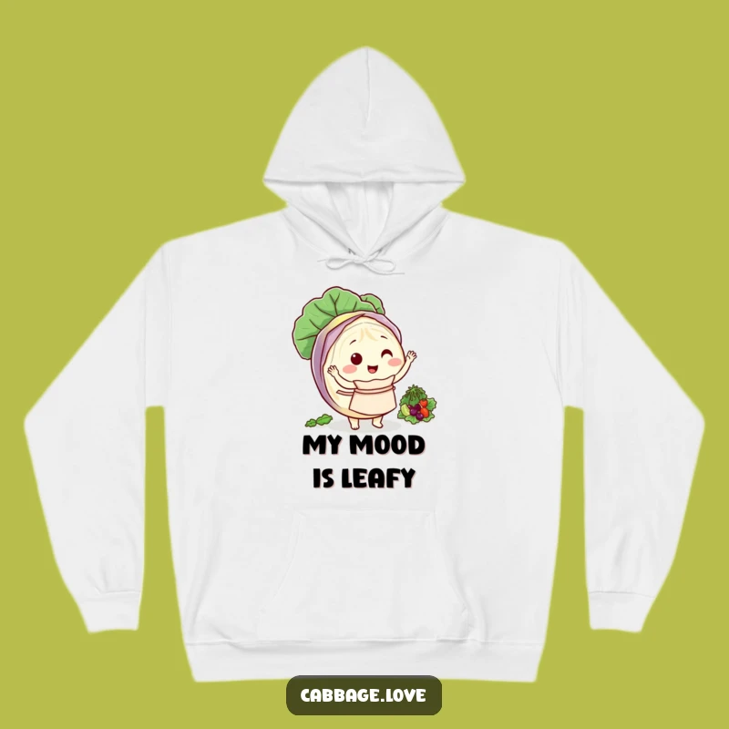 Funny Cabbage Chef Hoodie: Cozy Salad Tossing Sweatshirt - Great Gift
