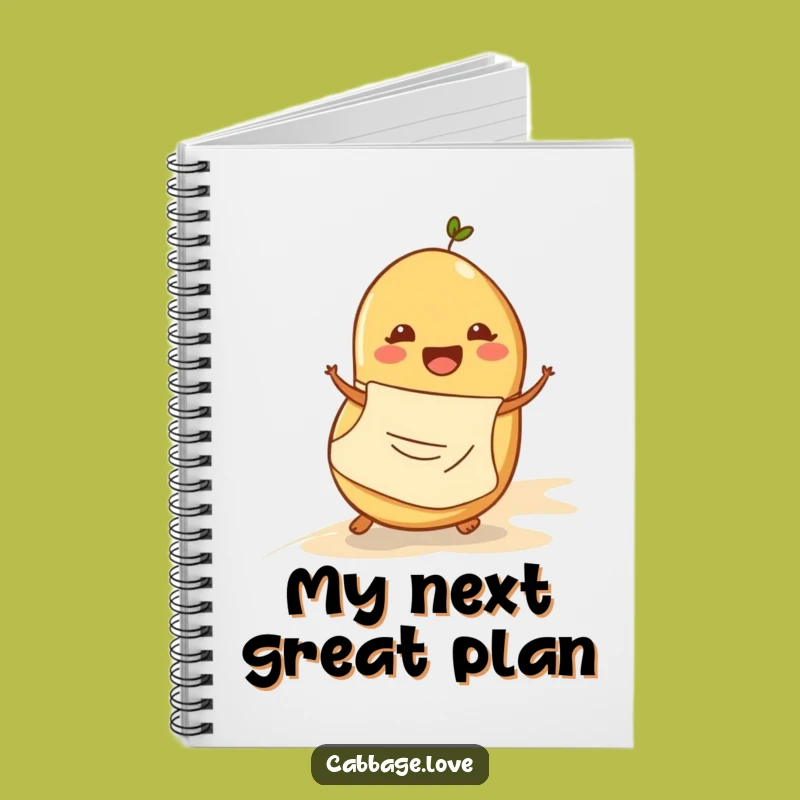 Funny Potato Rolling Notebook: Cheerful Spud Journal for Jotting Down Laughs
